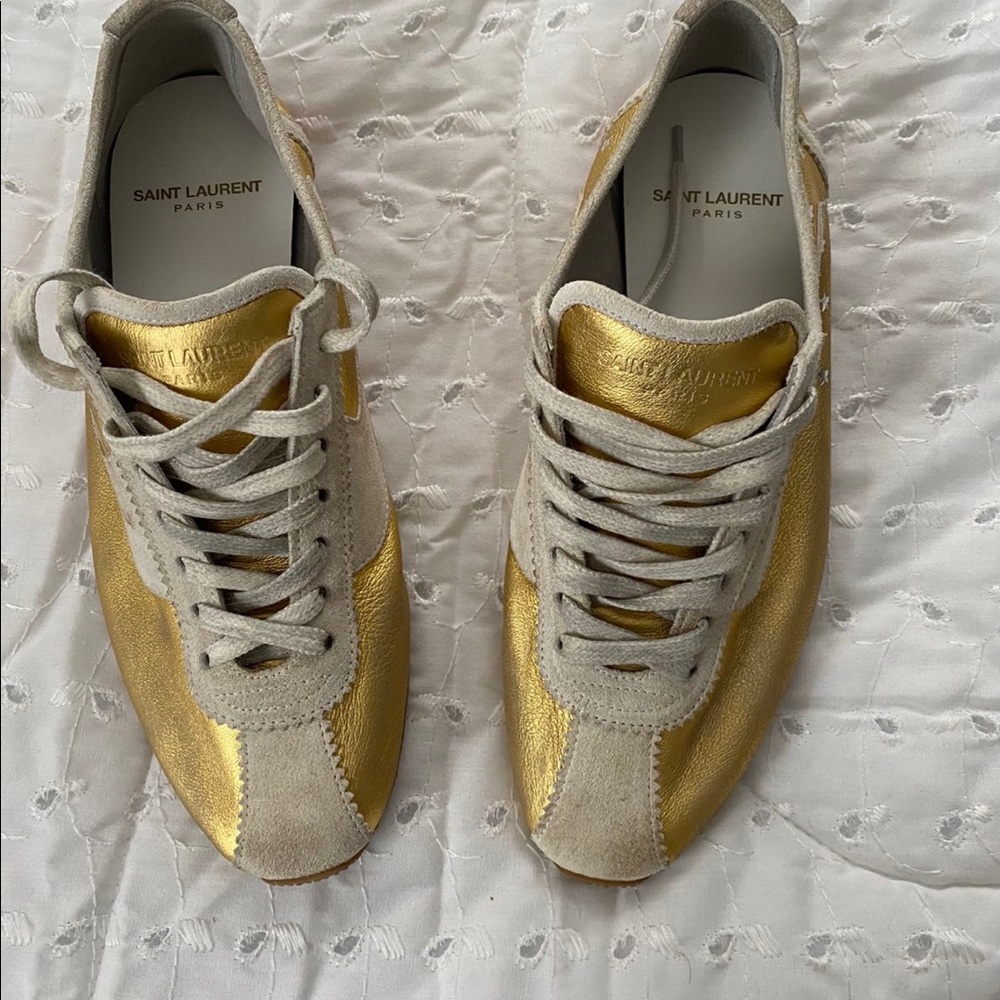 Authentic Saint Laurent Distressed Sneakers